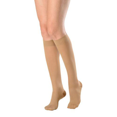 A620 Panturrilha Ponteira Fechada Feminina Natural Escuro 2030 Mmhg Sigvaris