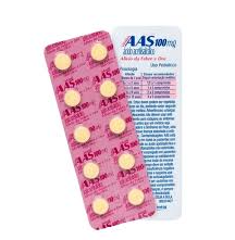 Imagem do produto Aas 100Mg Infantil - 10 Comprimidos