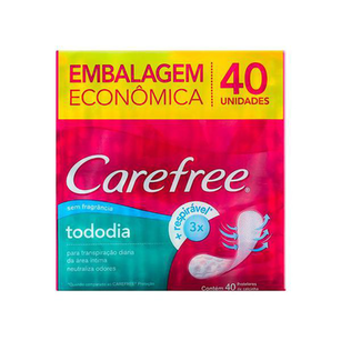 Imagem do produto Absorvente Carefree - Contour Brisa 40Un