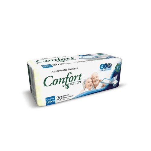 Imagem do produto Absorvente Confort Master Unissex Tamanho Único Com 20 Unidades