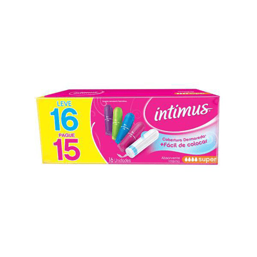 Imagem do produto Absorvente - Interno Intimus Super Leve16 Pague 15