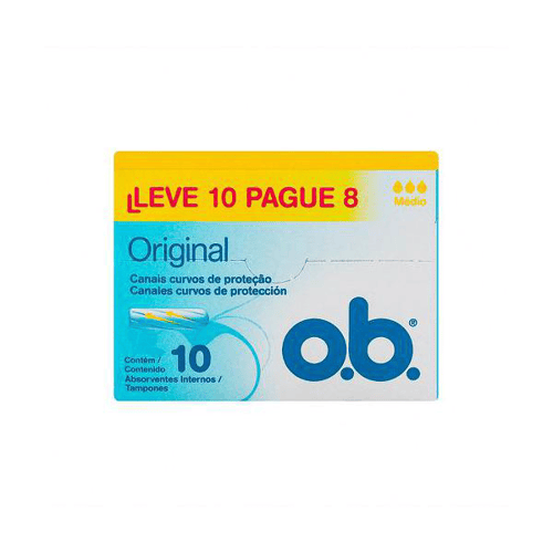 Imagem do produto Absorvente - Interno Ob Medio Leve 10 Pague 8 Unidades