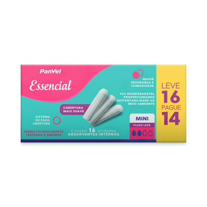 Imagem do produto Absorvente Interno Panvel Essencial Mini
