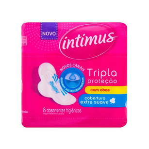 Absorvente Intimus - Gel Normal C/A Suave Up 8Un