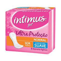 Absorvente Intimus Gel Suave S Abas C 8