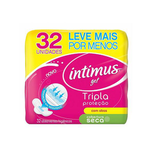 Absorvente - Intimus Normal Seca Com Abas Com 32 Unidades