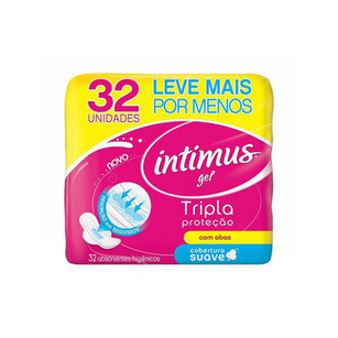 Absorvente - Intimus Normal Suave Com Abas Com 32 Unidades