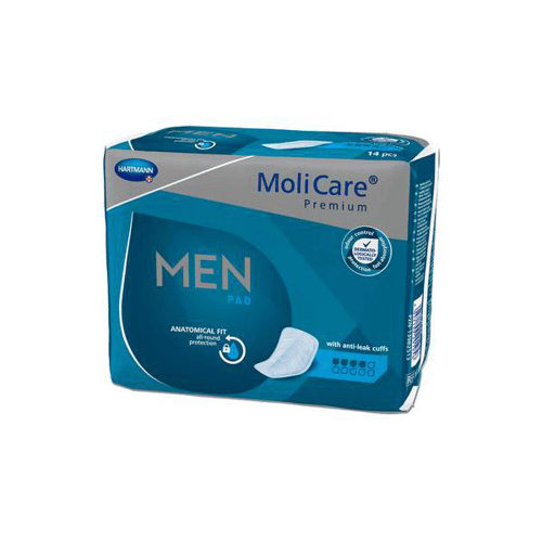 Imagem do produto Absorvente Masculino Molicare Premium Men Pad 2 Gotas 14 Unidades Hartmann