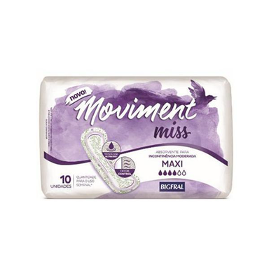 Absorvente Miss Moviment Maxi 10 Unidades