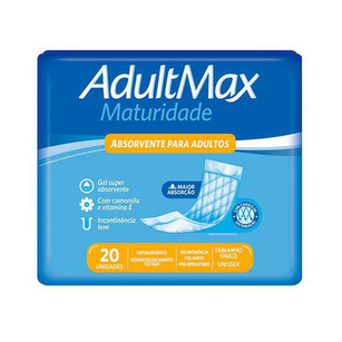 Imagem do produto Absorvente Para Incontinência Affective Unissex - Com 20 Unidades