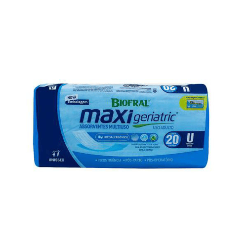 Imagem do produto Absorvente - Para Incontinencia Maxi Geriatrico Com 20 Unidades