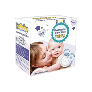 Absorvente Para Seios Isababy 12 Unidades