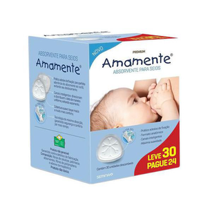 Absorvente Para Seios Semina Amamente Leve 30 Pague 24