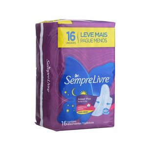 Absorvente Sempre Livre Max Leve 16 Pague 14 Suave Com Abas