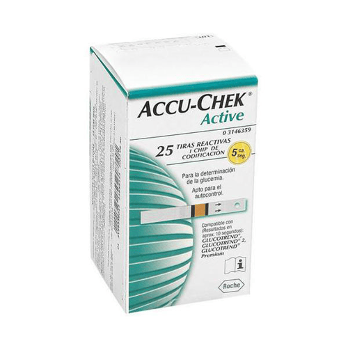 Imagem do produto Accuchek Active 25 Tiras