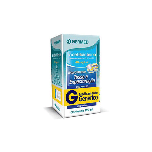Acetilcisteína - Xarope Adulto 40Mg 120Ml Germed Genérico