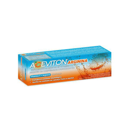 Imagem do produto Aceviton Arginina Sabor Laranja 16 Comprimidos Efervescentes