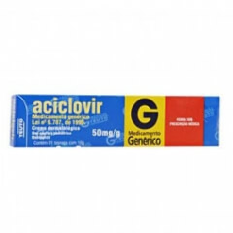 Aciclovir Creme Com 10 G - Genérico