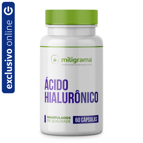 Imagem do produto Ácido Hialurônico 50Mg Miligrama Com 60 Cápsulas