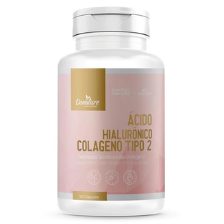 Imagem do produto Ácido Hialurônico + Colágeno Tipo 2 100 Cápsulas Denature