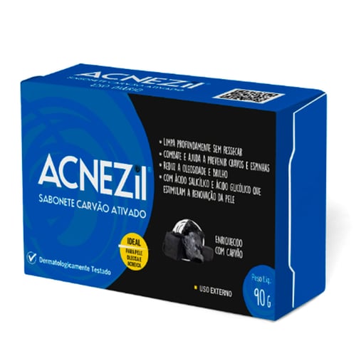 Imagem do produto Acnezil Sabonete 90Gr Carvão Ativado Cimed
