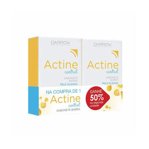 Imagem do produto Actine Control Sabonete Barra 2 Unidades De 80G