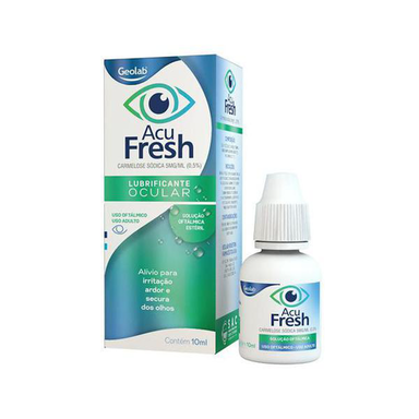 Acu Fresh - 5 Mg/Ml Solução Oftálmica Frasco Gotas 10 Ml