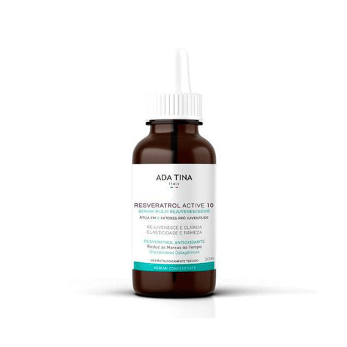 Imagem do produto Ada Tina Resveratrol Active10 Sérum Mult Rejuvenescedor 30Ml