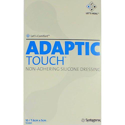 Adaptic Touch Compressa Não Aderente De Silicone 7.6X5cm Tch501 Systagenix