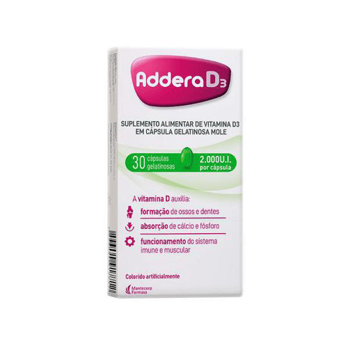 Imagem do produto Addera D3 2000Ui - 30 Cápsulas