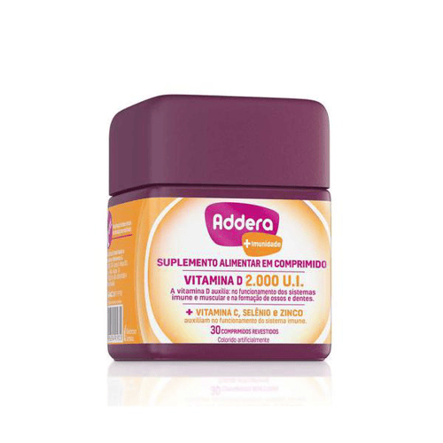 Imagem do produto Addera +Imunidade 2000Ui - 30 Comprimidos Revestidos