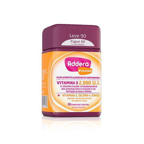 Imagem do produto Addera +Imunidade - 90 Comprimidos Revestidos