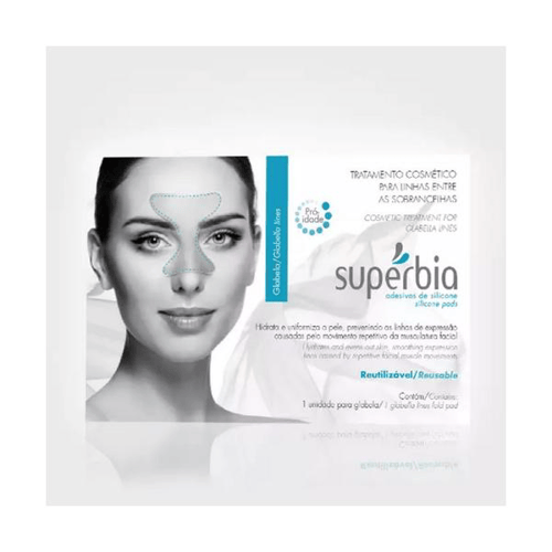 Imagem do produto Adesivo De Silicone Para Linhas Entre Sobrancelhas Glabela Supérbia Com 1 Unidade