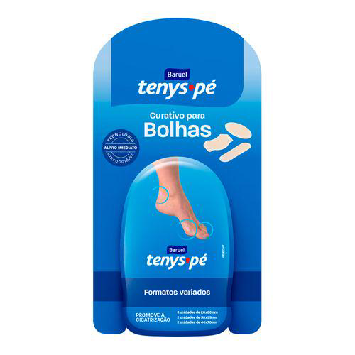 Imagem do produto Adesivo Hidrocoloide Tenys Pe Baruel Mix Com 7 Unidades