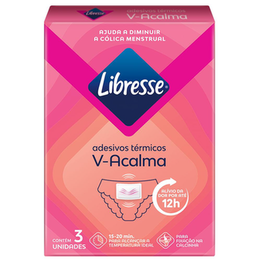 Imagem do produto Adesivo Térmico Para Cólica Menstrual Libresse Vacalma 3Un