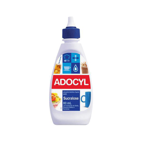 Adoçante Adocyl Sucralose Gotas Com 80Ml