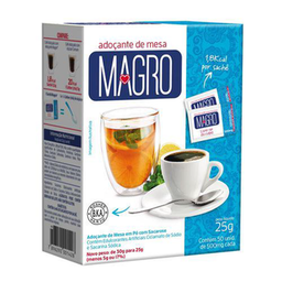 Imagem do produto Adoçante Em Pó Magro Light Com 50 Envelopes De 0,6G Cada