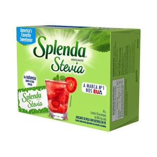 Imagem do produto Adoçante Em Pó Splenda Stevia 50 Envelopes De 40G Cada Splendore 50 Envelopes