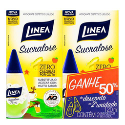 Imagem do produto Adoçante Linea Líquido 075Ml Sucralose 2Un