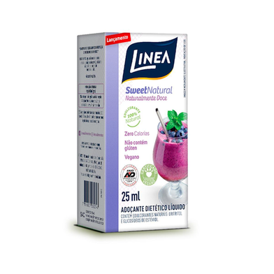 Adoçante Líquido Linea Sweet Natural Com 25Ml