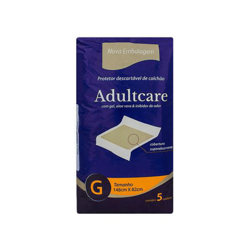 Adultcare Protetor De Colchao G Com 5 Unidades