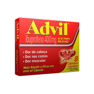 Advil - Extra Alívio 400Mg 8 Cápsulas Líquidas