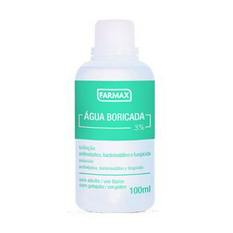 Água Boricada 3% Farmax 100Ml