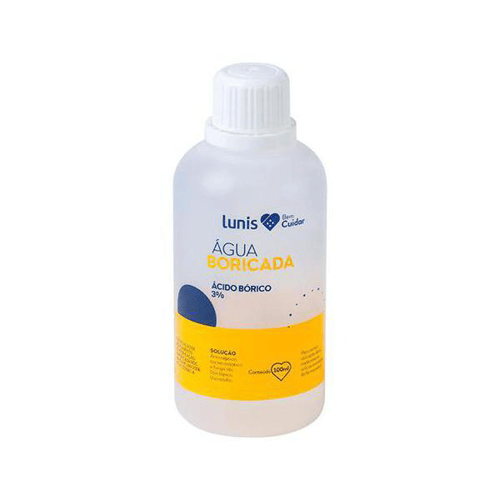 Agua Boricada Lunis Bem Cuidar 100Ml