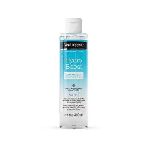 Água Micelar Facial Neutrogena Hydro Boost Demaquilante Com Ácido 400Ml