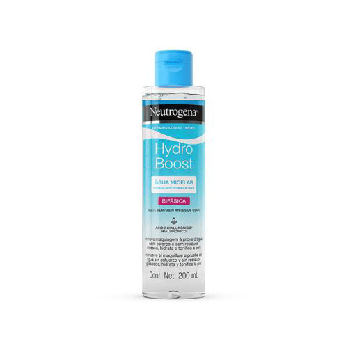 Imagem do produto Água Micelar Facial Neutrogena Hydro Boost Demaquilante Bifásica 200Ml