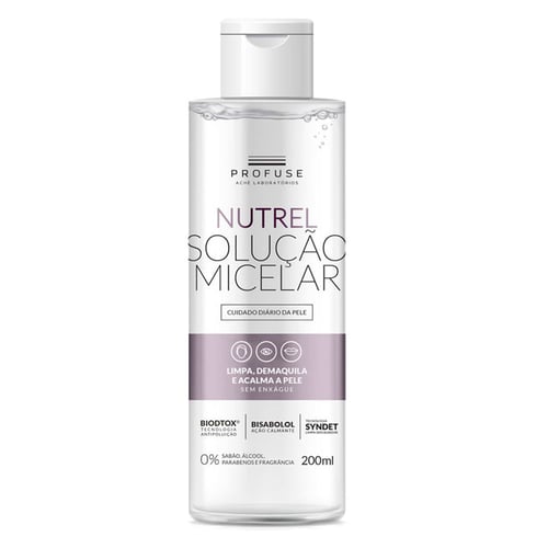 Imagem do produto Demaquilante Profuse Nutrel Solução Micelar 200Ml