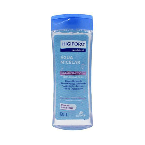 Imagem do produto Água Micelar Todos Os Tipos De Pele Higiporo 120Ml