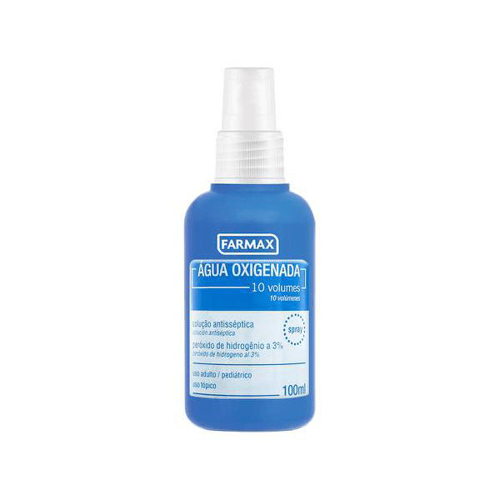 Imagem do produto Água Oxigenada 10 Volumes Spray Farmax Com 100 Ml