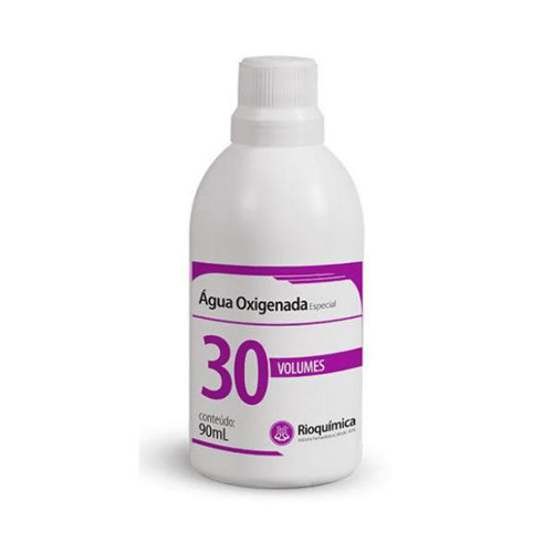 Água - Oxigenada Cremosa 30 Volumes Rioquímica Com 90 Ml